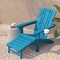 Flash Furniture Blue Adirondack Chair with Ottoman and Cupholder LE-HMP-1045-110-BL-GG - alternate 5